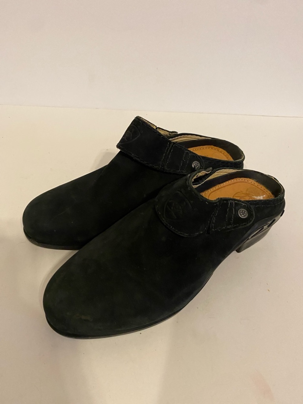 Ariat Western Womens Green Leather Convertible Clogs Slingback Mules Sz
5 1/2 M